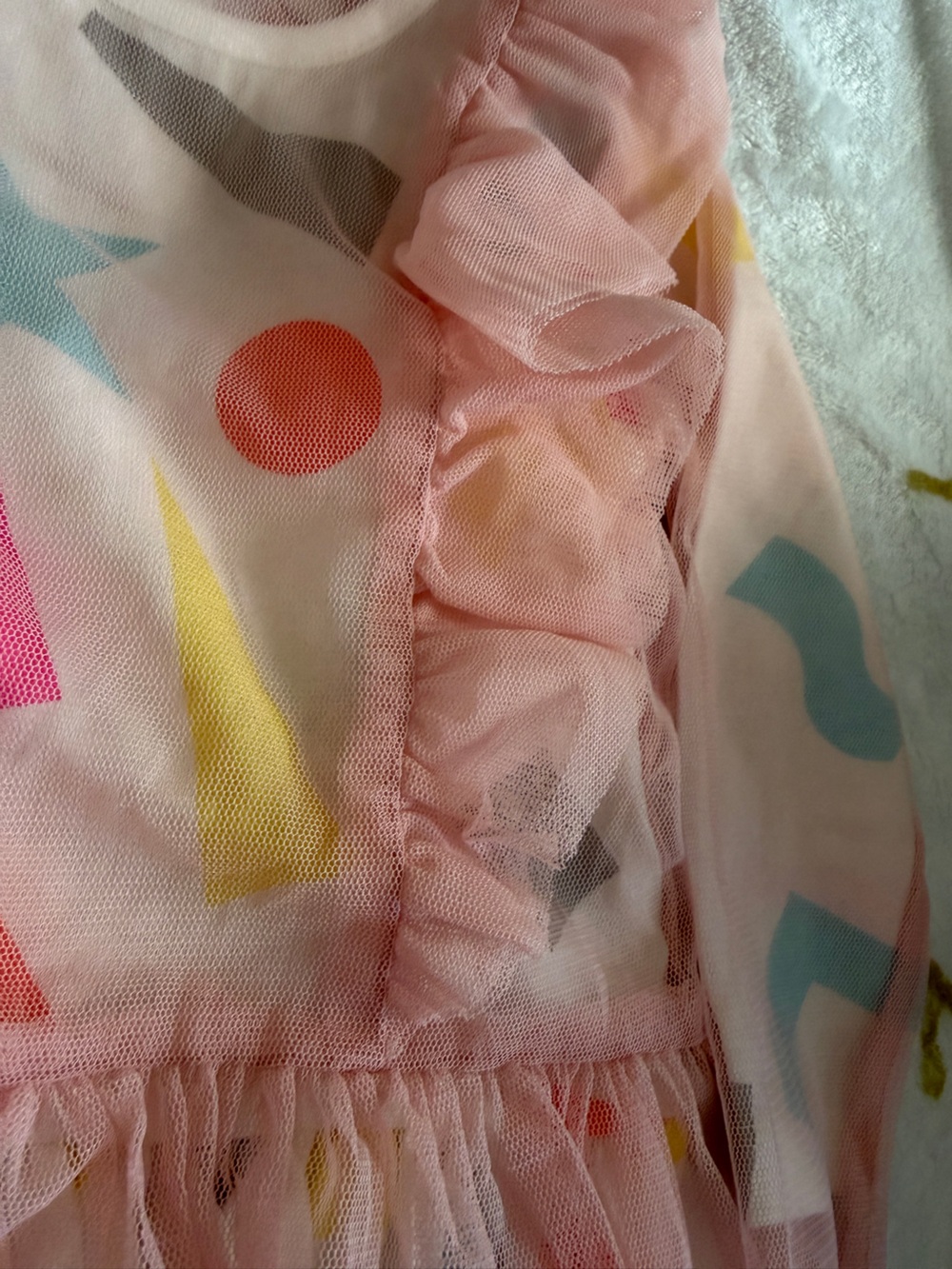 NWOT Stella McCartney Kids tulle dress with matching diaper cover - 12M - Picture 5 of 6